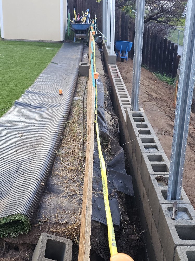 Fence and concrete work by IBR Saldana